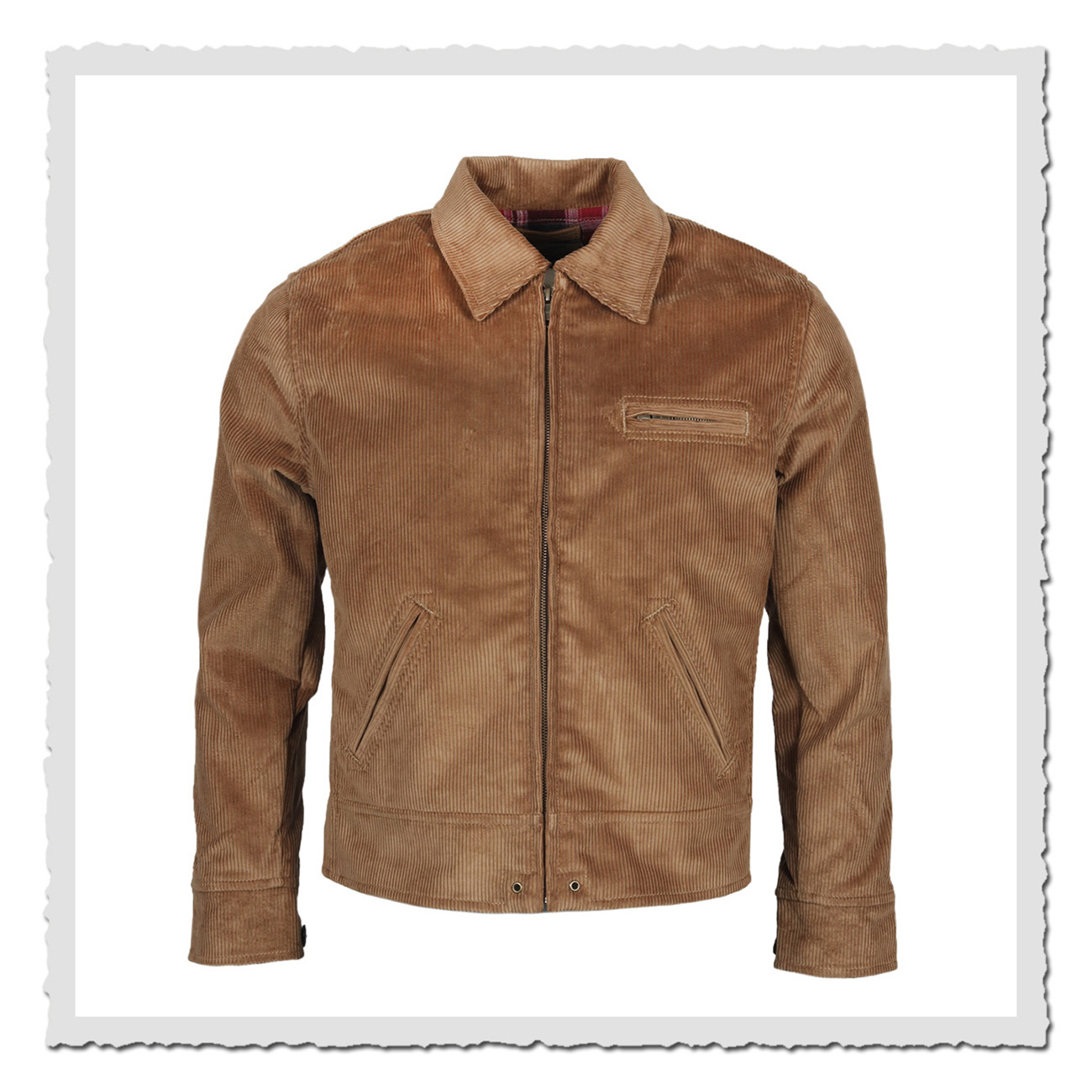 Pike Brothers 1932 Roadster Jacket Light Brass Cord – klassische Cordjacke im Vintage-Stil